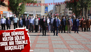 Karaman'da Türk Dünyası Kültür Şöleni Sade Bir Törenle Gerçekleşti