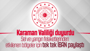 Karaman Valiliği Duyurdu! Tek Tek İban Paylaştı