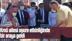 Kmü Ailesi Aşure Etkinliğinde Bir Araya Geldi