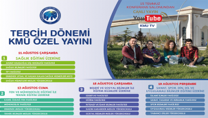 Kmü Bölüm ve Programlarını Canlı Yayında Tanıtacak