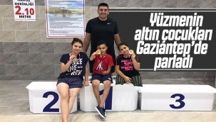 Yüzmenin Altın Çocukları Gaziantep'de Parladı