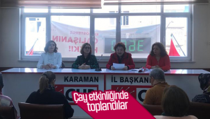 CHP Kadın Kolları Çay Etkinliğinde Toplandı