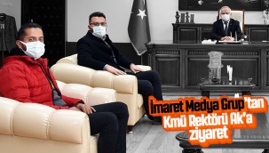 İmaret Medya Grup'tan Kmü Rektörü Ak'a Ziyaret