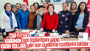 CHP Karaman Kadın Kolları Yılın Son Toplantısını Gerçekleştirdi
