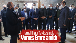 İsmail Hacı Tekkesi'nde Yunus Emre Anıldı