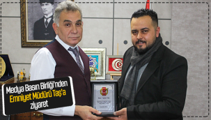 Karaman Medya Basın Birliği'nden Emniyet Müdürü Taş'a Ziyaret