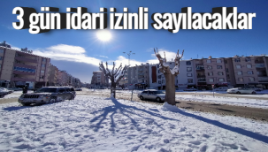 3 Gün İdari İzinli Sayılacaklar