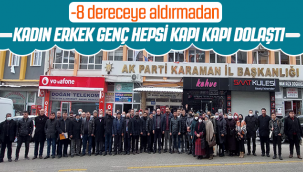 AK Parti Karaman Teşkilatı -8'e Aldırmadı