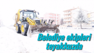 Belediye Ekipleri Teyakkuzda