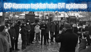 CHP Karaman Teşkilatından EYT Açıklaması