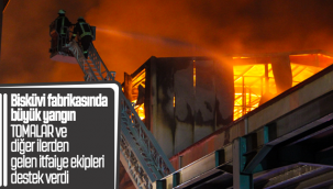 Karaman'da Bisküvi Fabrikasında Büyük Yangın!