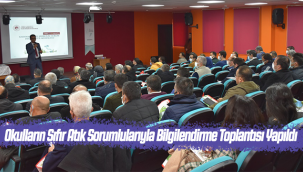 Okulların Sıfır Atık Sorumlularıyla Bilgilendirme Toplantısı Yapıldı