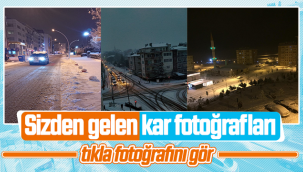 Sizden Gelen Kar Fotoğrafları