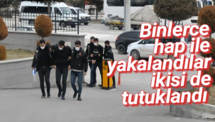 Binlerce Hap İle Yakalandılar İkisi de Tutuklandı