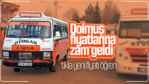 Karaman'da Dolmuş Fiyatlarına Zam Geldi