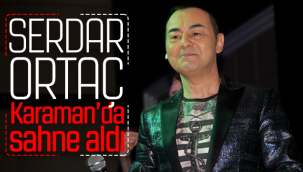 Serdar Ortaç Karaman'da Sahne Aldı