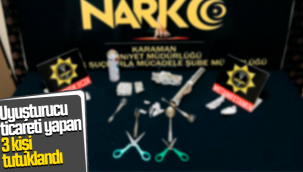 Uyuşturucu Ticareti Yapan 3 Kişi Tutuklandı
