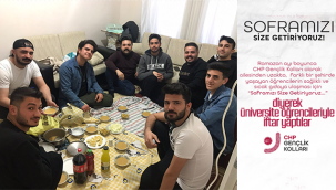 Üniversite Öğrencileriyle İftar Yaptılar