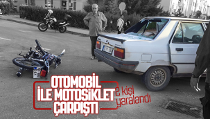 Karaman'da Otomobil İle Motosiklet Çarpıştı!