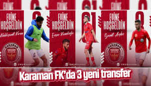Karaman FK'da 3 Yeni Transfer