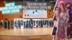 Kmü'de Öğrenciler Kep Attı, Nigar Muharrem Sahne Aldı