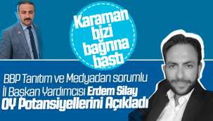 Erdem Silay: Oy Potansiyellerini Açıkladı