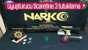 Karaman'da Uyuşturucu Ticaretine 3 Tutuklama