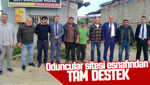 Oduncular Sitesi Esnafından Tam Destek