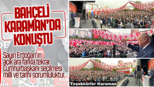 Bahçeli Karaman'da Konuştu!