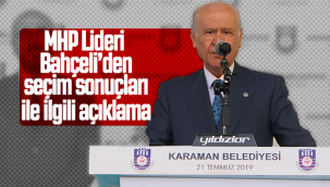 MHP Lideri Bahçeliden Seçim Sonrası Açıklama