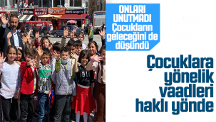 Onları Unutmadı Çocukların Geleceğini de Düşündü