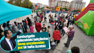 Cumhuriyetin Gelecekteki Bekçilerine Savaş Amcalarından Jest