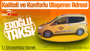 Eroğlu Taksi Karaman'da 7/24 Hizmet Veriyor