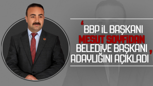 Mesut Soyfidan Belediye Başkanlığı Adaylığını Açıkladı