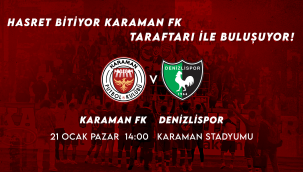 Karaman FK'dan Maça Davet