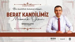 Başkan Kalaycı'nın Berat Kandili Mesajı