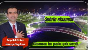 Şehrin Efsanesi Karaman Bu Parkı Çok Sevdi