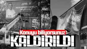 Karaman İlçe Seçim Kurulu, AK Parti'nin İzin Almadan Astığı Pankartları Kaldırttı