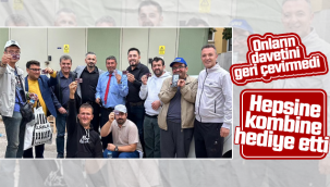 Daveti Geri Çevirmedi Hepsine Kombine Hediye Etti