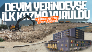 Karaman'da Hastane Ek Bina İnşaatı Başladı