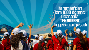 Karaman'dan Tam 1000 Öğrenci Adana'da TEKNOFEST Heyecanını Yaşadı