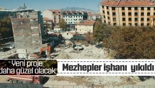 Mezhepler İşhanı Yıkıldı