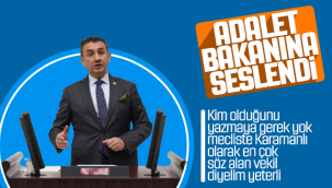 CHP Karaman Milletvekili Ünver Adalet Bakanına Seslendi