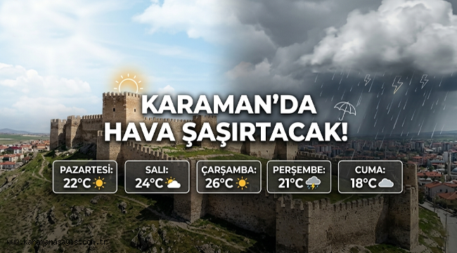 Karaman'da Bahar Havası Şaşırtacak: Bu Hafta Hava Nasıl Olacak?