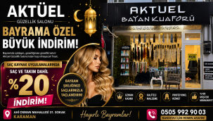 Aktüel Güzellik Salonu'ndan Bayrama Özel Büyük İndirim!