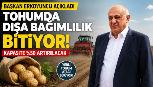 Başkan Erkoyuncu Patates Ekimine Katıldı: Bağımlılık Bitiyor, Kapasite Artıyor!
