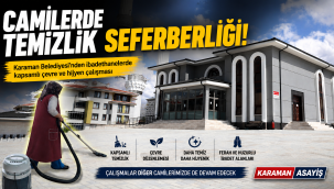 Camilerde Kapsamlı Seferberlik: Karaman Belediyesi Çevre Düzenleme Çalışmalarını Sürdürüyor