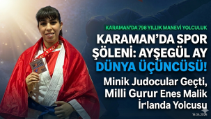 Karaman'a Dünya Kürsüsünden Bronz Madalya! Ayşegül Ay Dünya Üçüncüsü Oldu