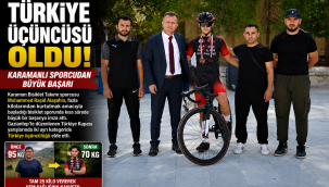 Kilo Vermek İçin Başladı, Türkiye Üçüncüsü Oldu! Karamanlı Sporcudan Büyük Başarı