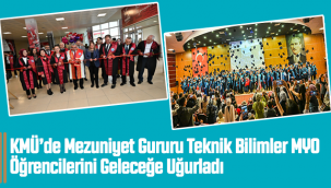 KMÜ'de Mezuniyet Gururu: Teknik Bilimler MYO Öğrencilerini Geleceğe Uğurladı!